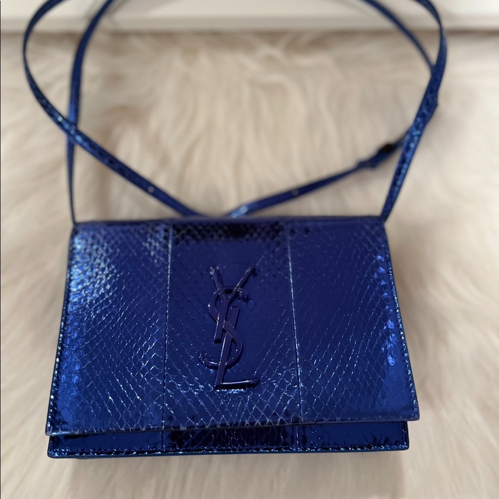 Yves Saint Laurent wallet on a chain